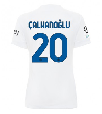 Inter Milan Hakan Calhanoglu #20 Bortatröja Dam 2023-24 Kortärmad